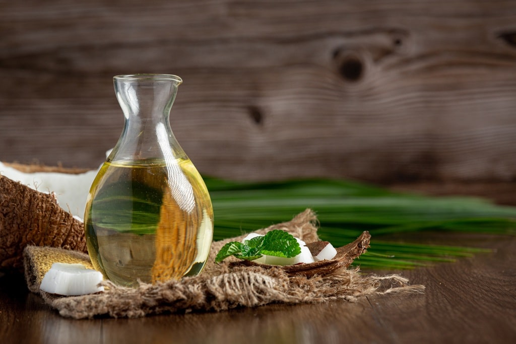 Hair with Natural Oil